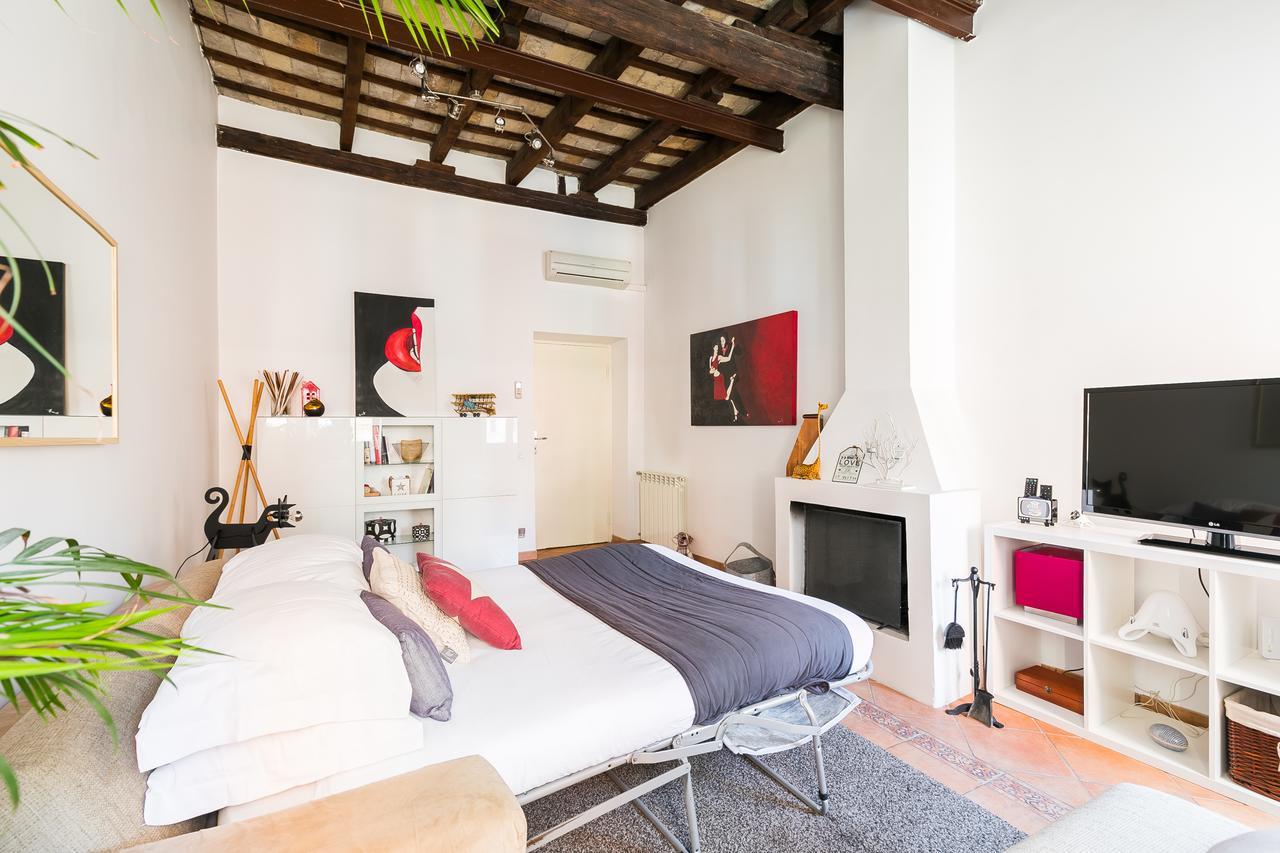Pangsapuri 67 m² dengan 1 bilik tidur dan 1 bilik mandi peribadi di Trastevere Rome Luaran gambar