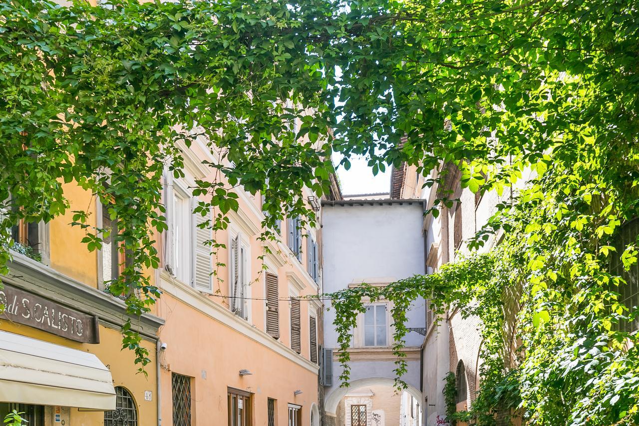 Pangsapuri 67 m² dengan 1 bilik tidur dan 1 bilik mandi peribadi di Trastevere Rome Luaran gambar