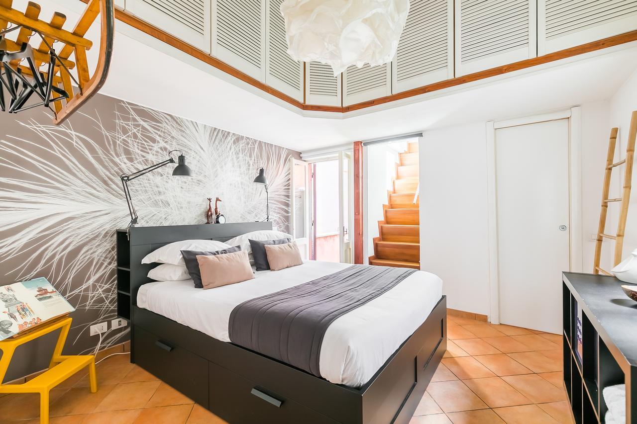 Pangsapuri 67 m² dengan 1 bilik tidur dan 1 bilik mandi peribadi di Trastevere Rome Luaran gambar